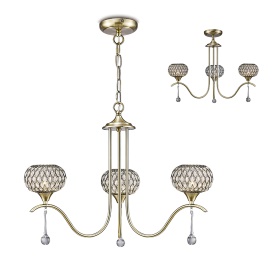 IL31513  Chelsie Pendant 3 Light